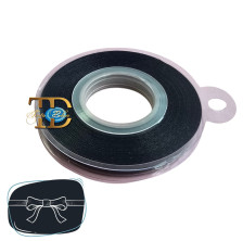 SATENSKA TRAKA 6mm/22.8m - CRNA